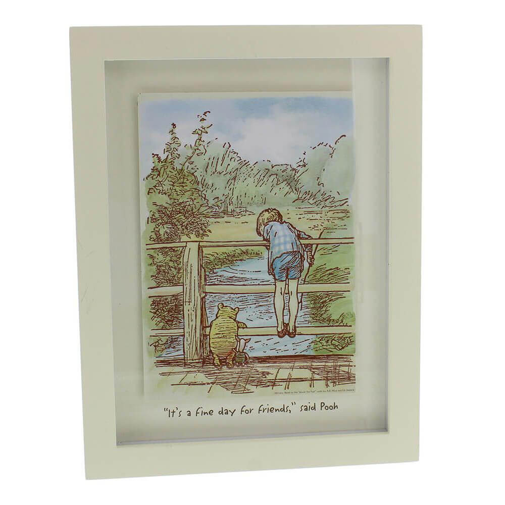 Disney Classic Pooh Fine Day For Friends Wall Plaque