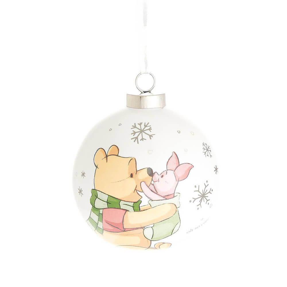 Disney Magical Pooh and Piglet Merry Xmas Little One Bauble