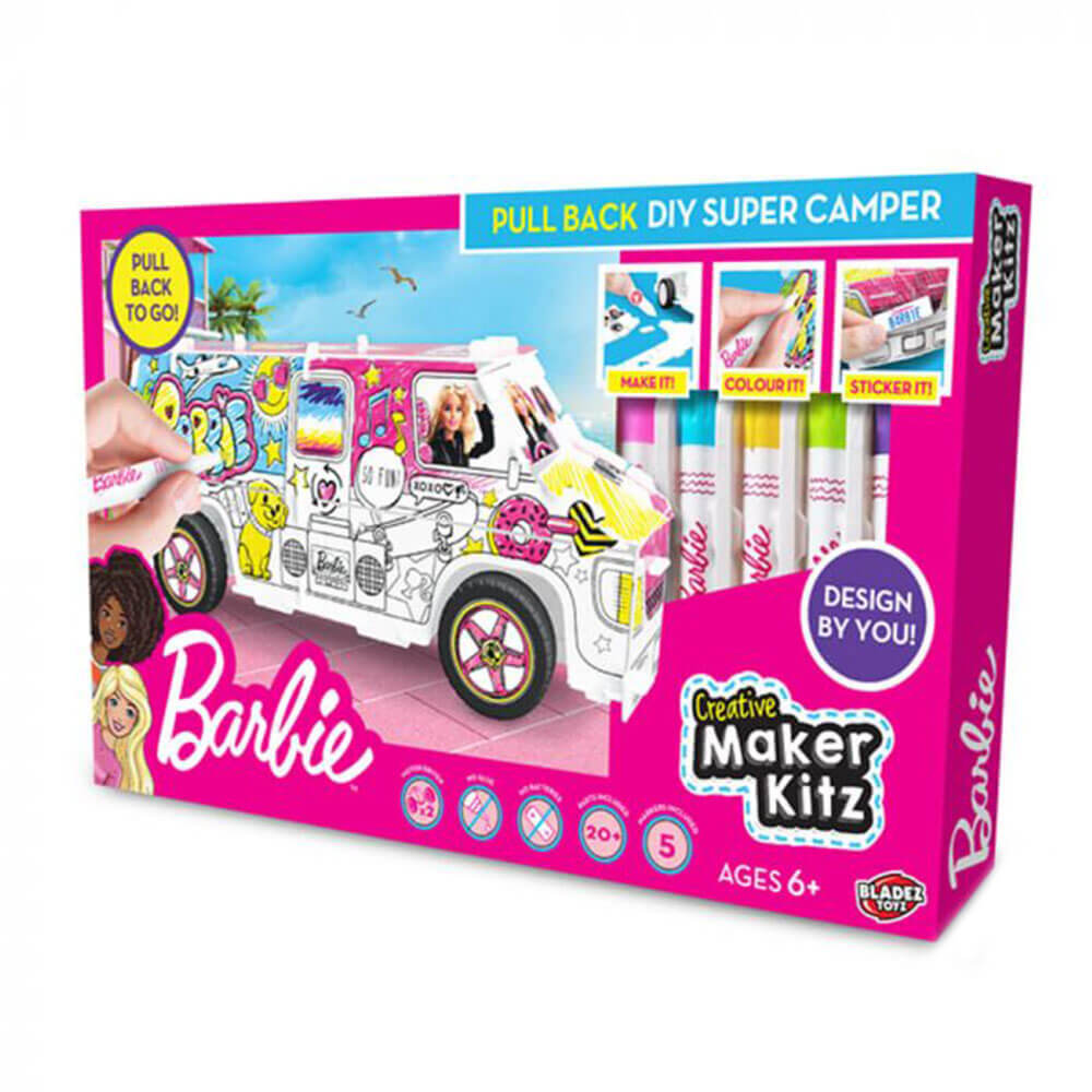 Barbie bricolage super camping-car