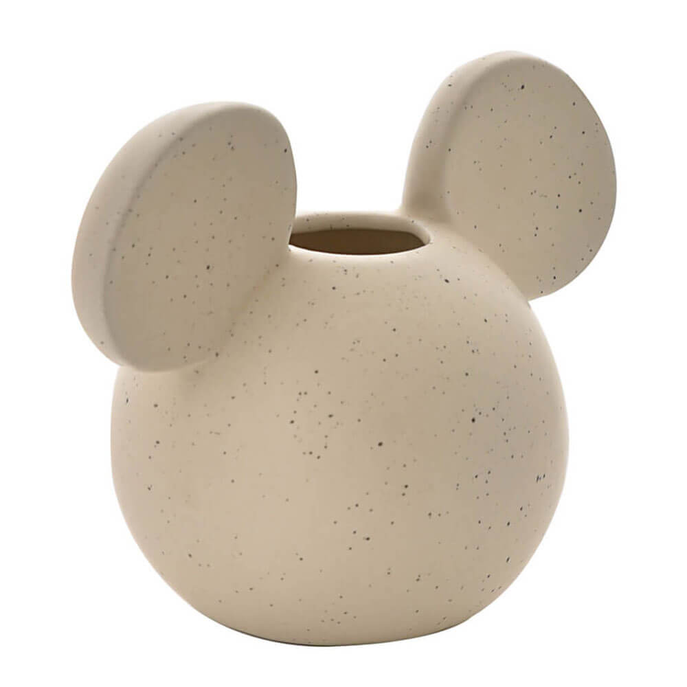 Disney Mickey Head Shaped Natural Speckle Vase