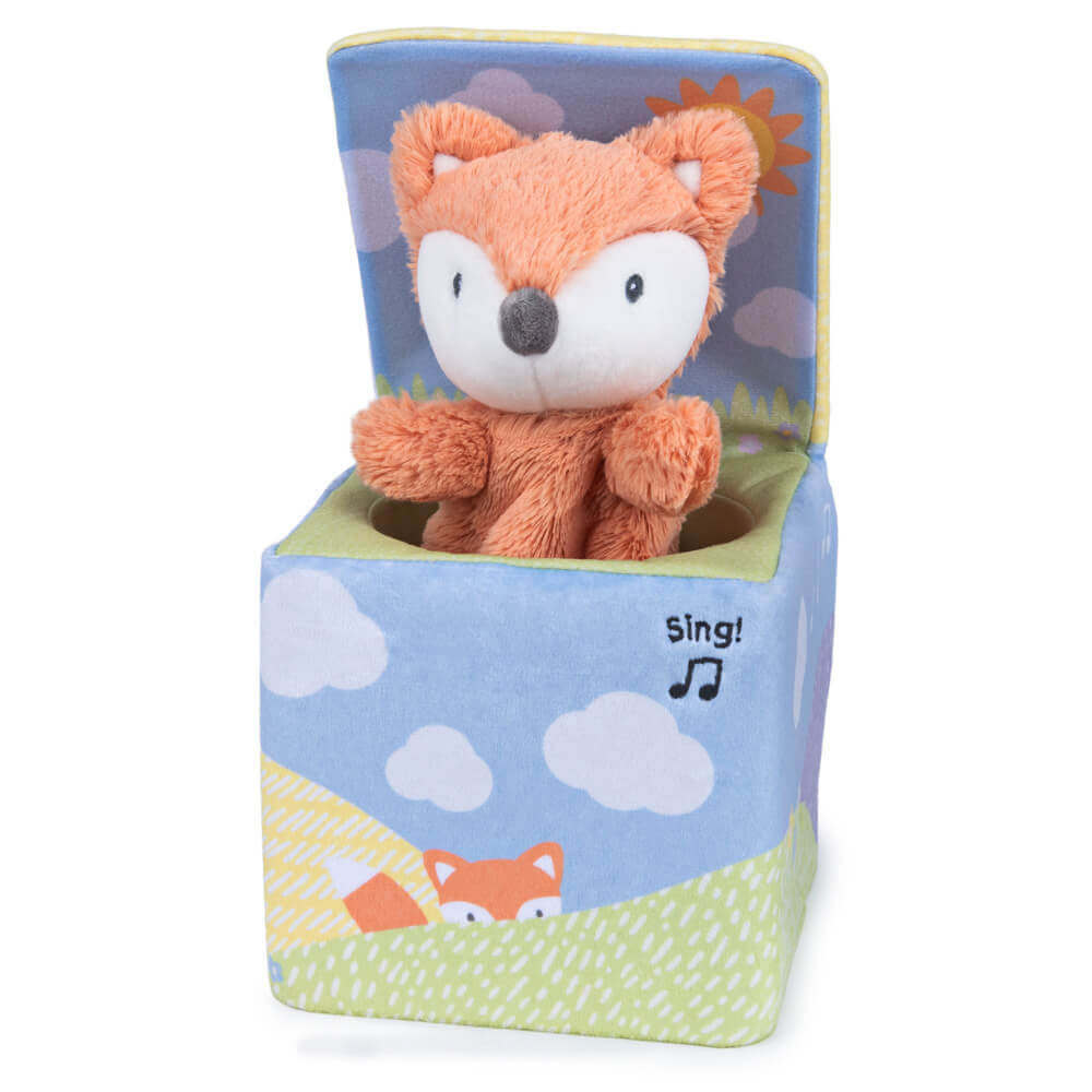 Gund Lil Luvs Fox in a Box Interactive Plush Toy