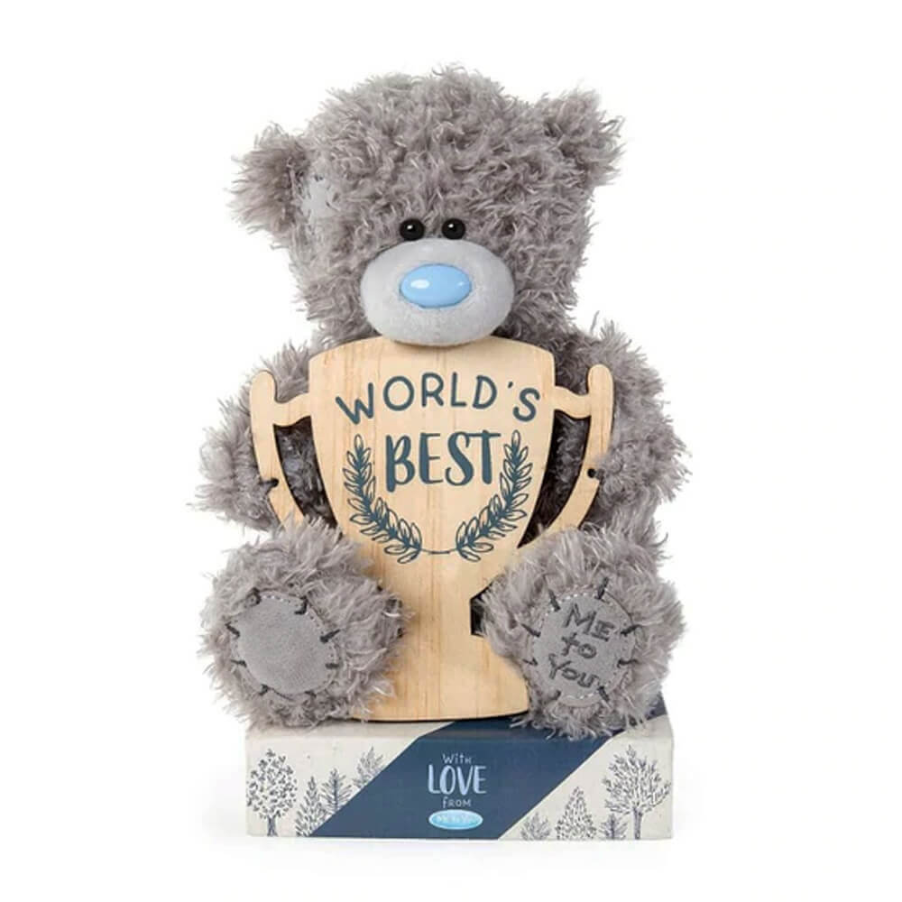 Me to You Bear w/ Personalised Wooden Trophy