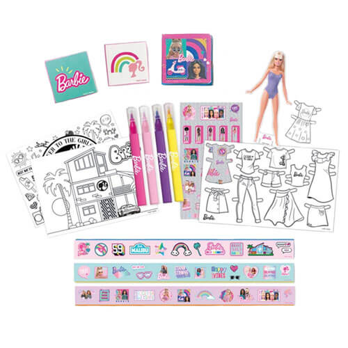 Barbie Colour In and Decorate Activity Set