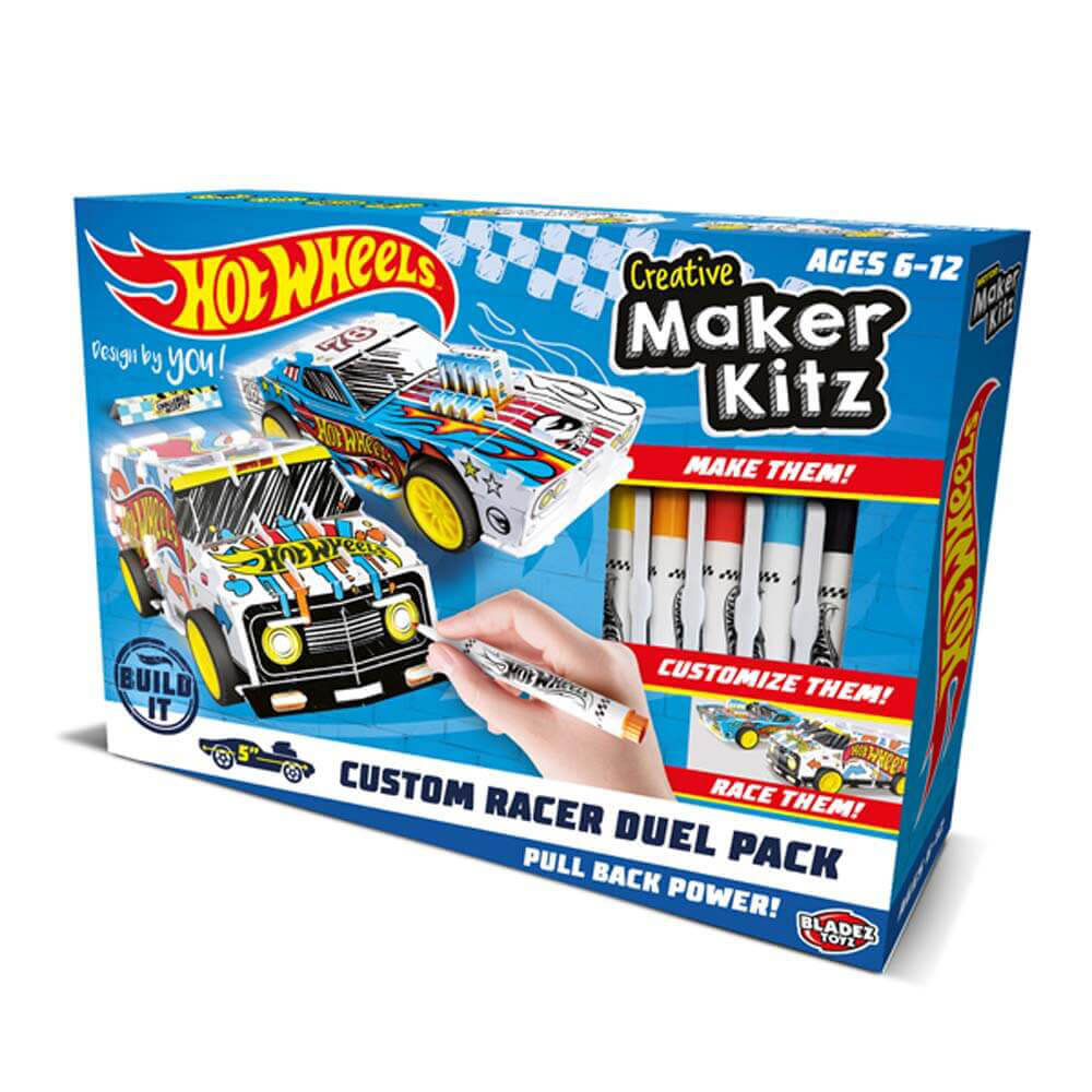Hot Wheels Maker Kitz Custom Racer Duel Pack