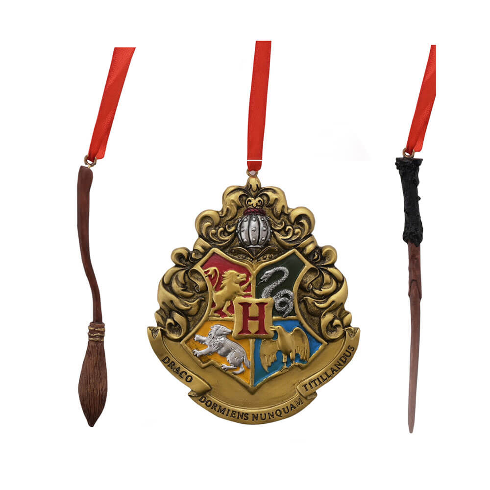 Harry Potter Christmas: Tree Decorations (Set med 3)