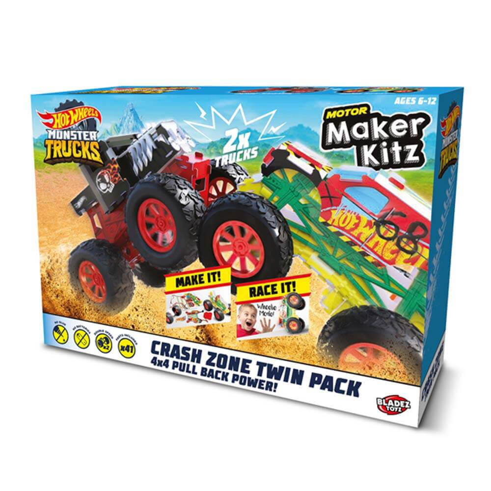 Hot Wheels Maker Kitz Crash Zone Twin Pack