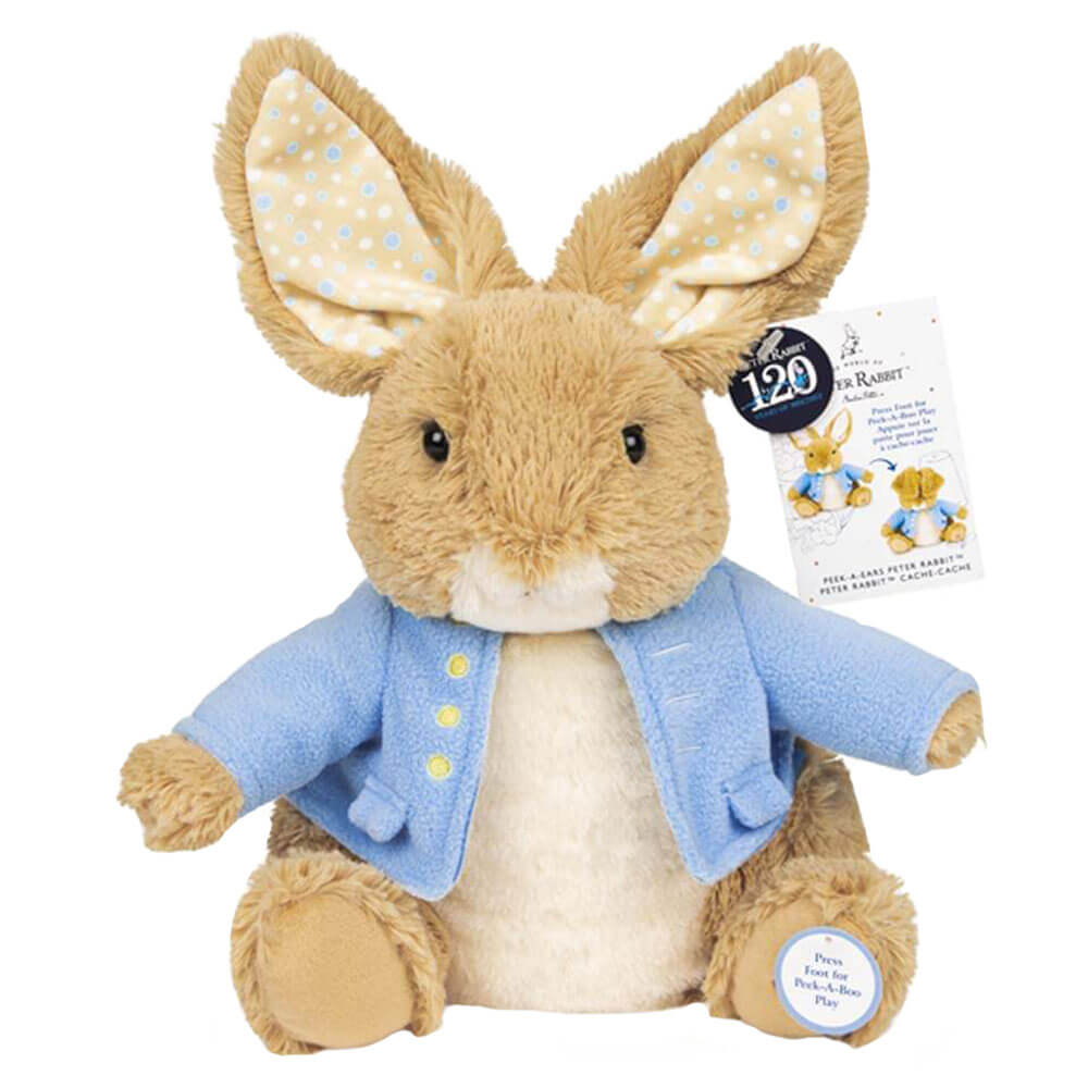 Beatrix Potter Petter Rabbit Peek-A-Ears Plush Soft Toy 30cm