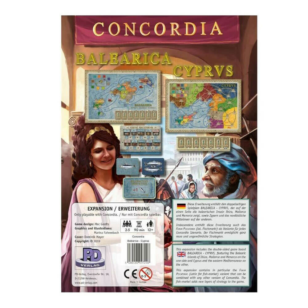 Concordia Balearica Cyprus Board Game