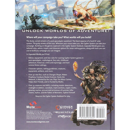 Cypher System Expanded Worlds Roleplaying Game