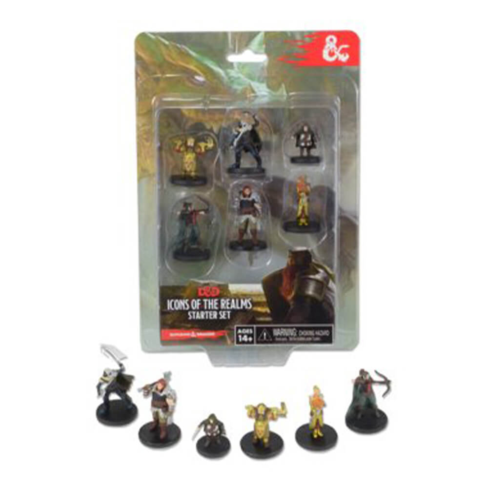 D&D Fantasy Icons of the Realms Miniature Starter Set Heroes