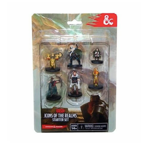 D&D Fantasy Icons of the Realms Miniature Starter Set Heroes