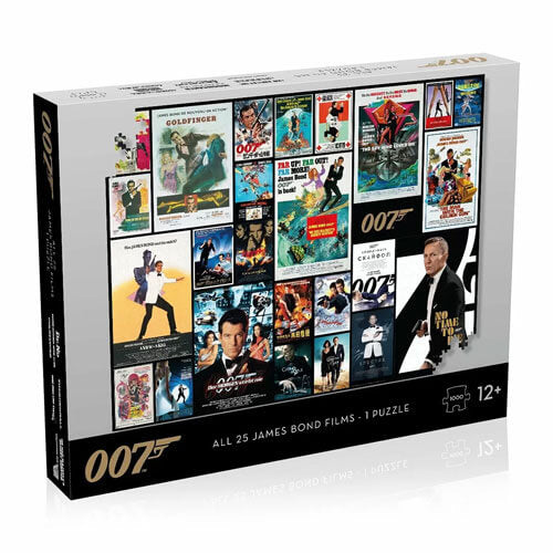 James Bond 007 All Movie Poster Puzzle 1000 Piece