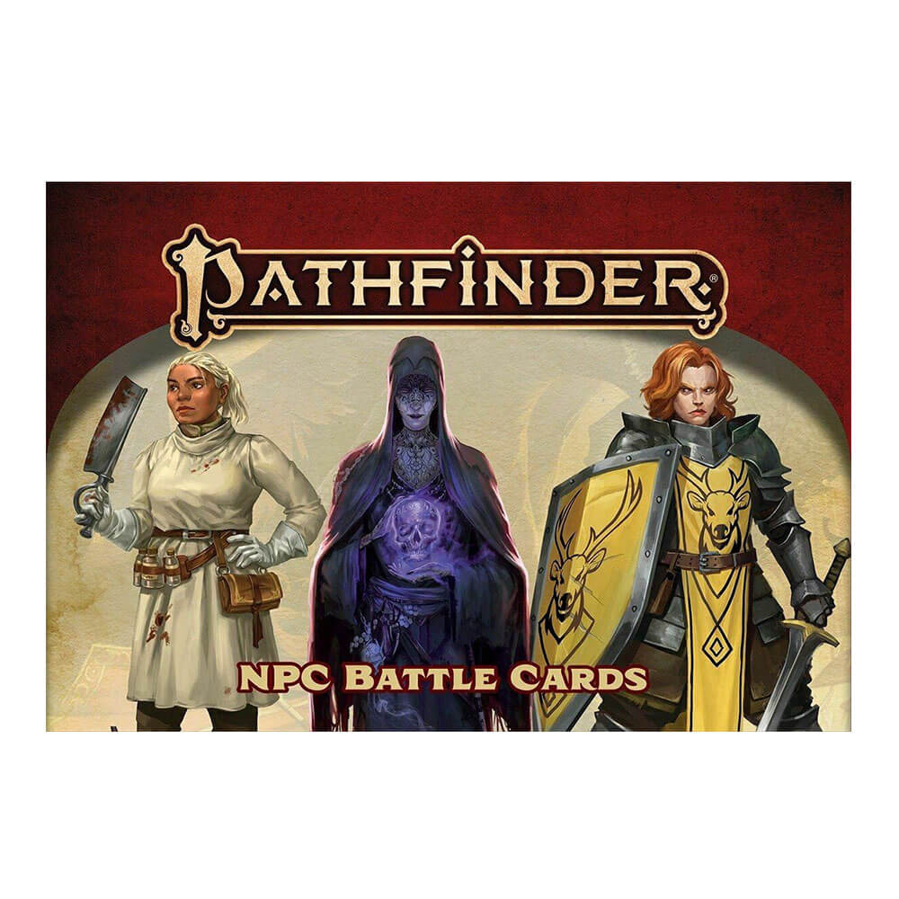 Pathfinder Second Edition NPC Battle Cards Roleplaying Game