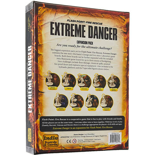 Flashpoint Fire Rescue Extreme Danger Board Game