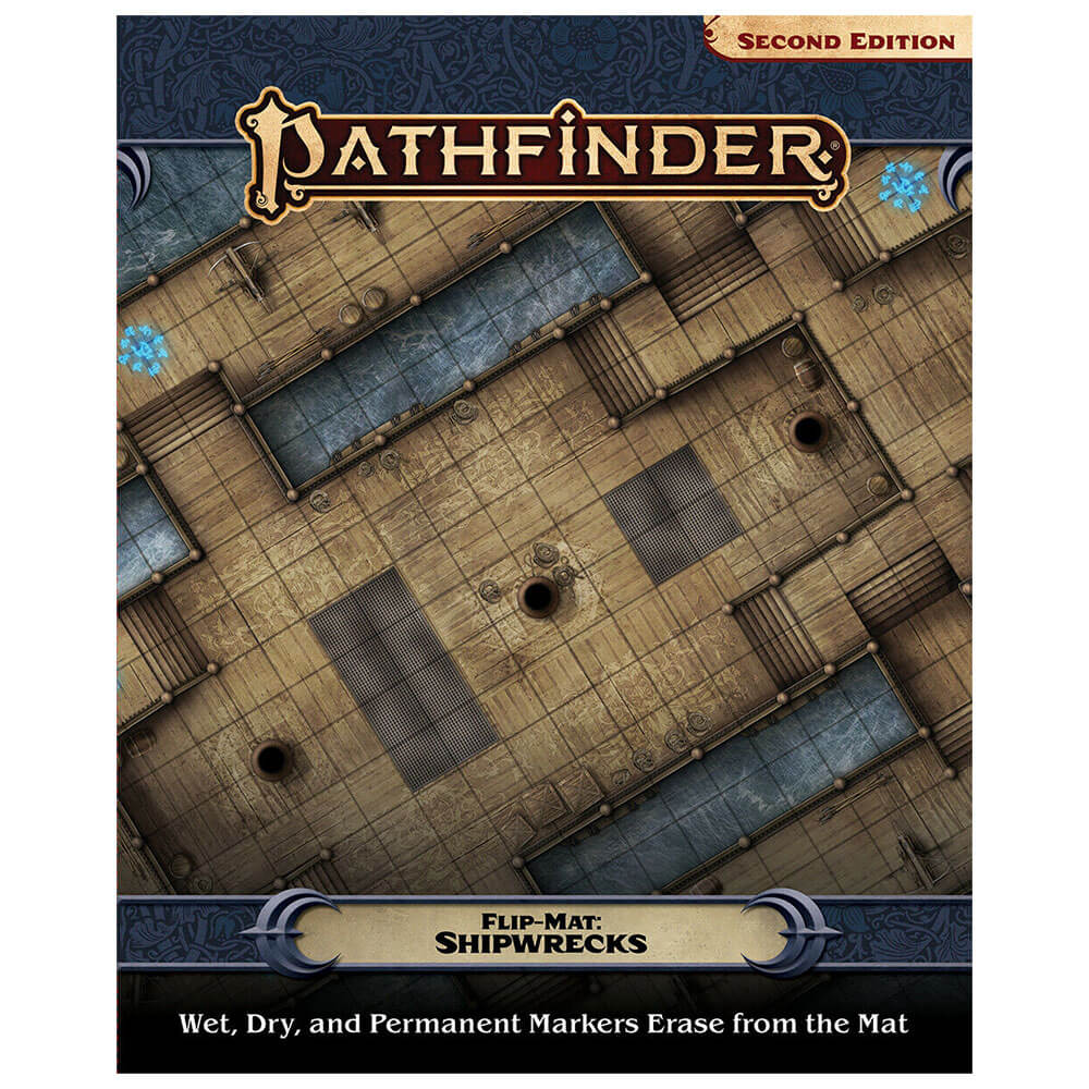 Pathfinder Accessories Flip-Mat Shipwrecks Roleplaying Game