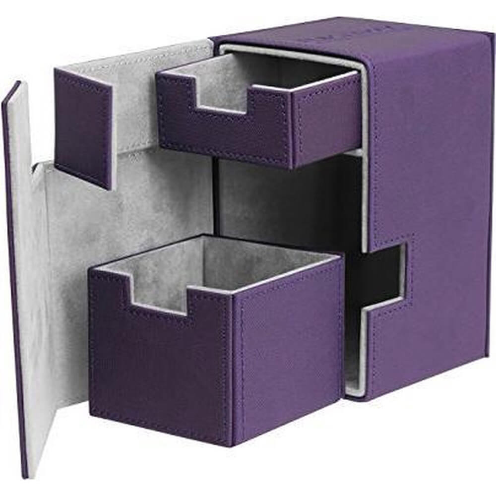 UG Flip n Tray Purple XenoSkin 80+ Standard Size Deck Case
