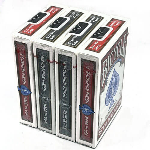 Bicycle Standard Index 4pk Black and Red Playing Cards