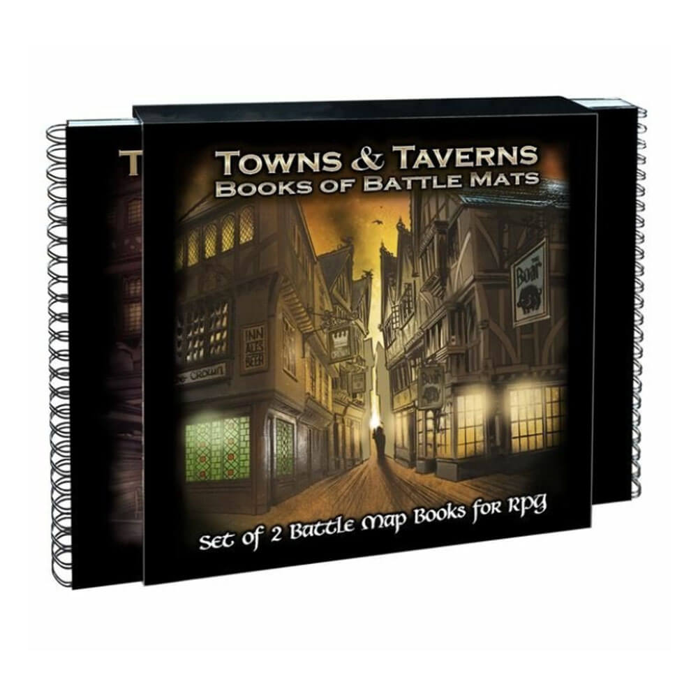 Books of Battle Mats Towns & Taverns Roleplaying Game