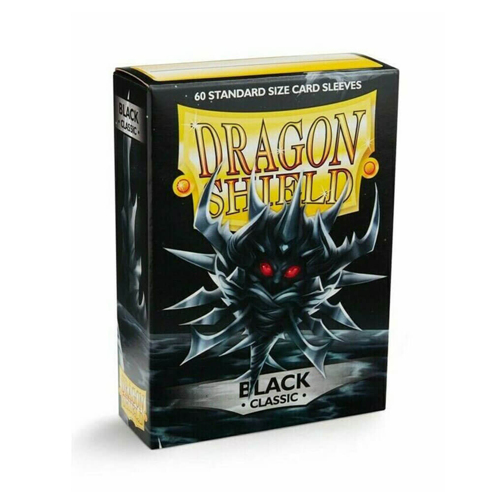 Dragon Shield Classic Black Card Sleeves Box of 60