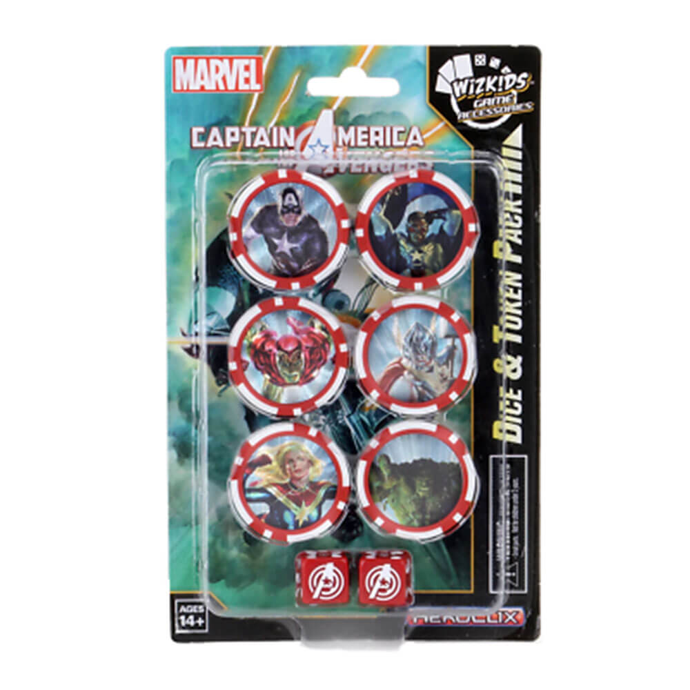 Marvel Captain America and the Avengers Dice and Token Pack