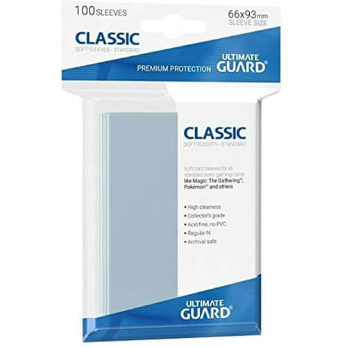 UG Classic Soft Sleeves Transparent 100pcs