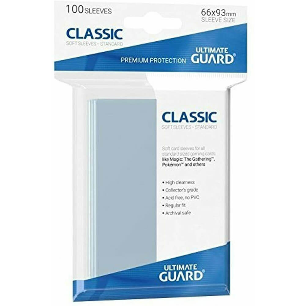  UG Classic Soft Sleeves Transparent 100 Stück