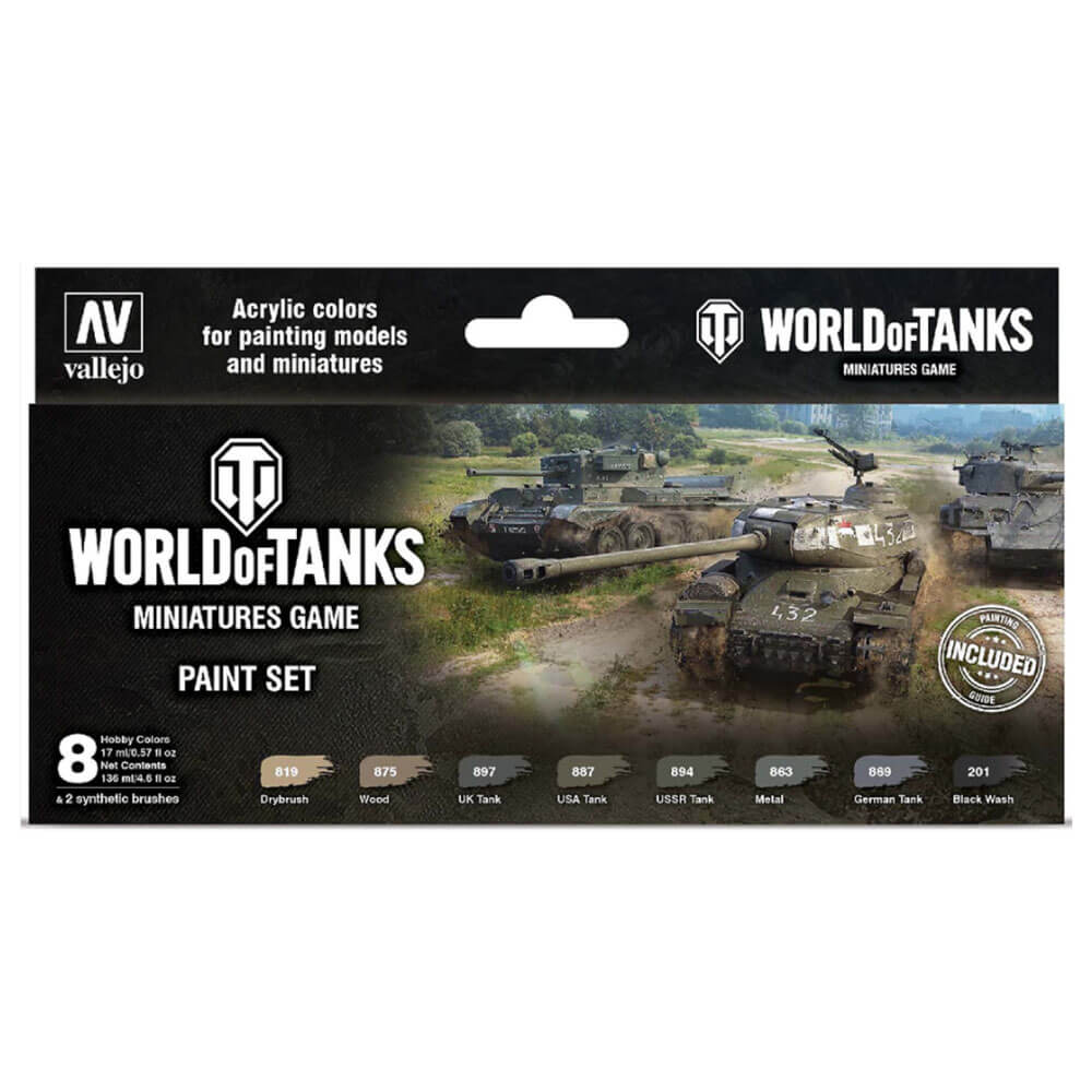 World of Tanks Miniatures Game Paint Set