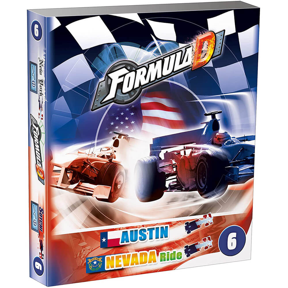 Formula D Track 6 Austin/Nevada Board Game
