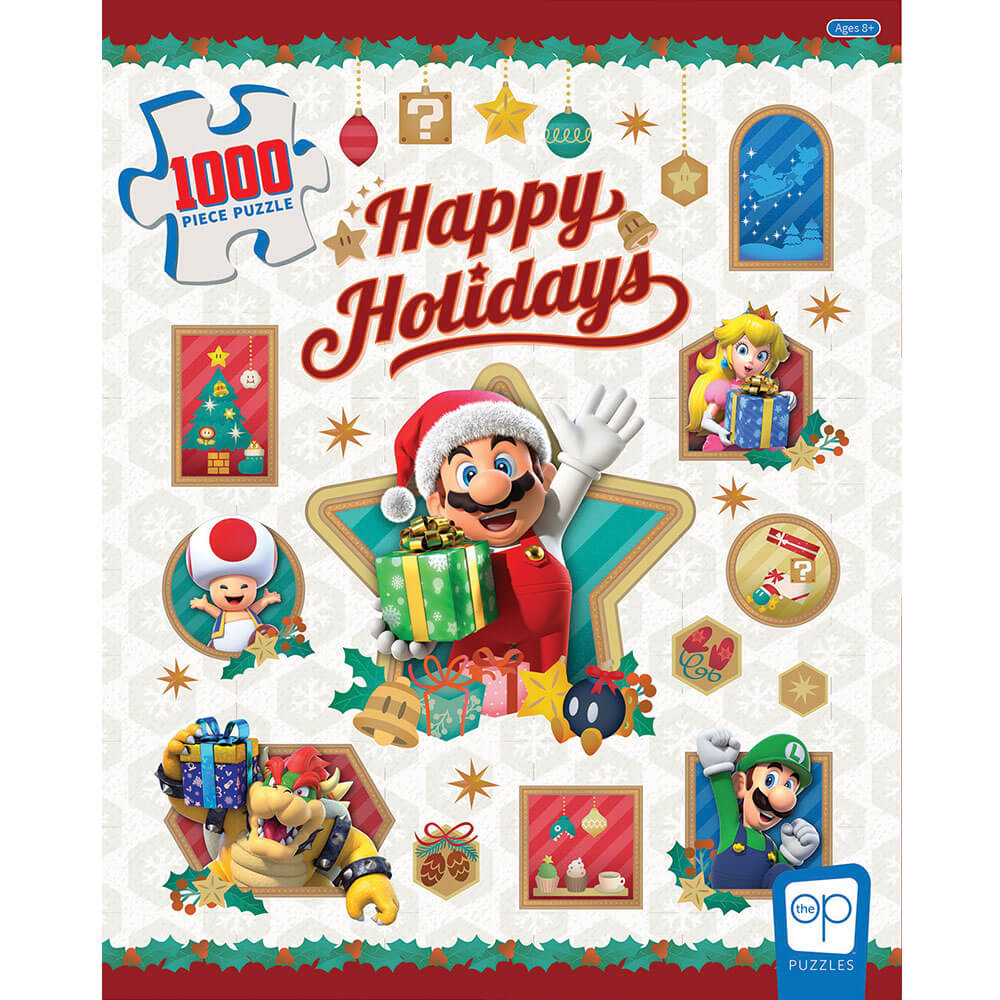 Super Mario Happy Holidays Puzzle 1000pc