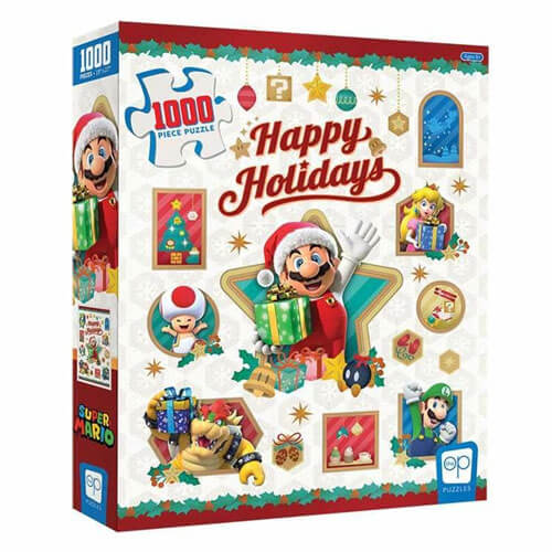 Super Mario Happy Holidays Puzzle 1000pc