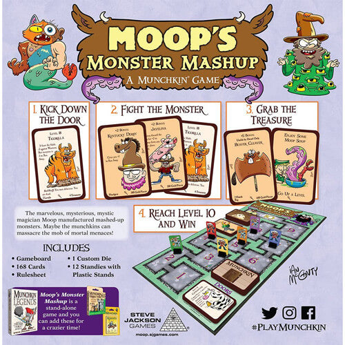 Moops Monster Mashup A Munchkin Game 2nd Board Game