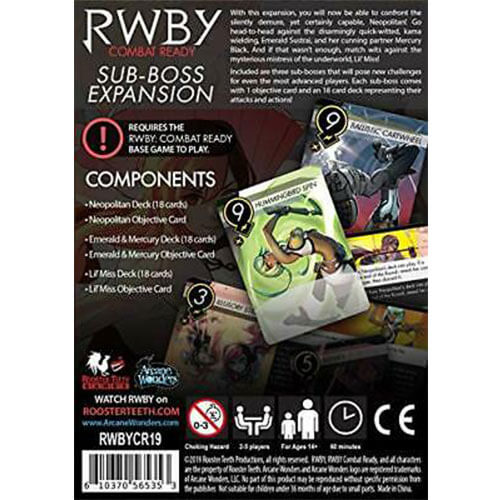 RWBY Combat Ready Sub Boss Expansion