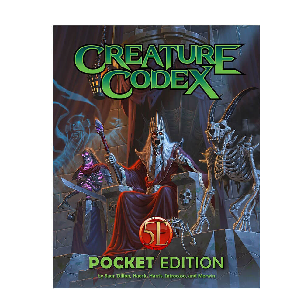 Creature Codex Pocket Edition for 5th Edition Books
