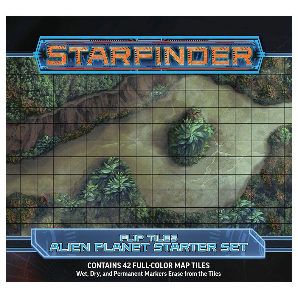 Starfinder RPG Flip-Tiles Alien Planet Starter Set