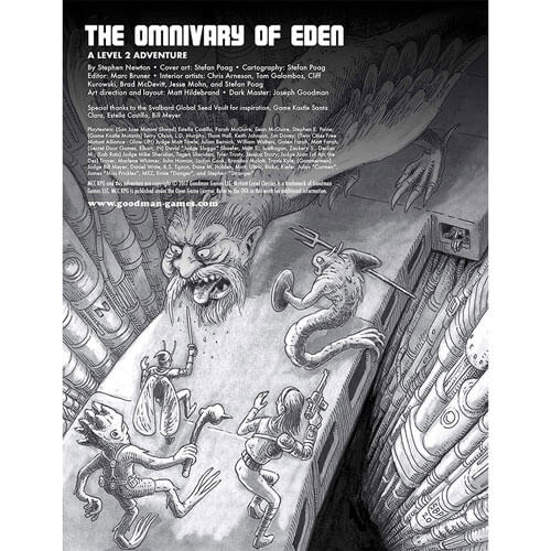 Mutant Crawl Classics The Omnivary of Eden RPG Game