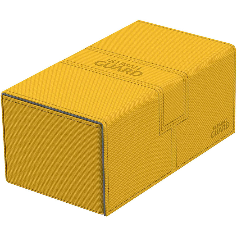 UG Twin Flip n Tray Amber Deck Case 200+ XenoSkin Cards