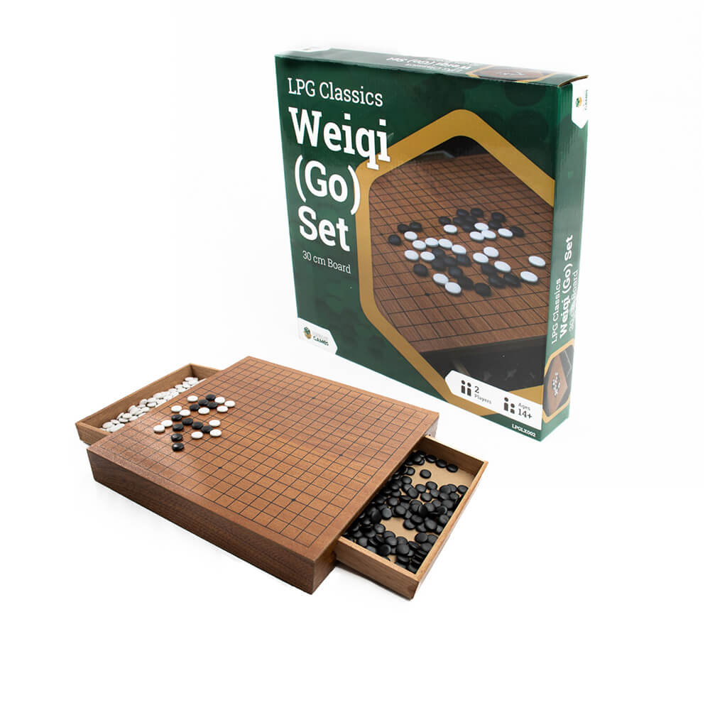 LPG Classics Wooden Weiqi(Go) Set with Drawers 30cm
