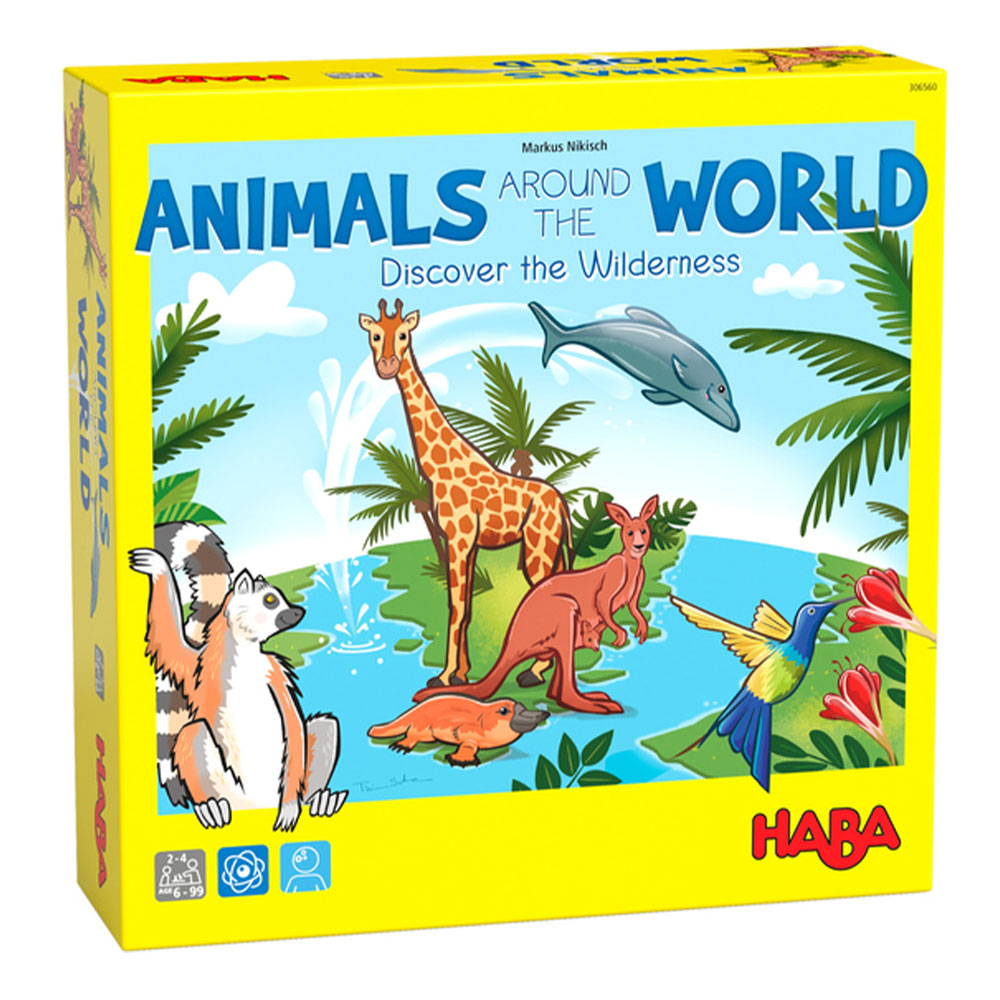 Animals Around The World Board Game