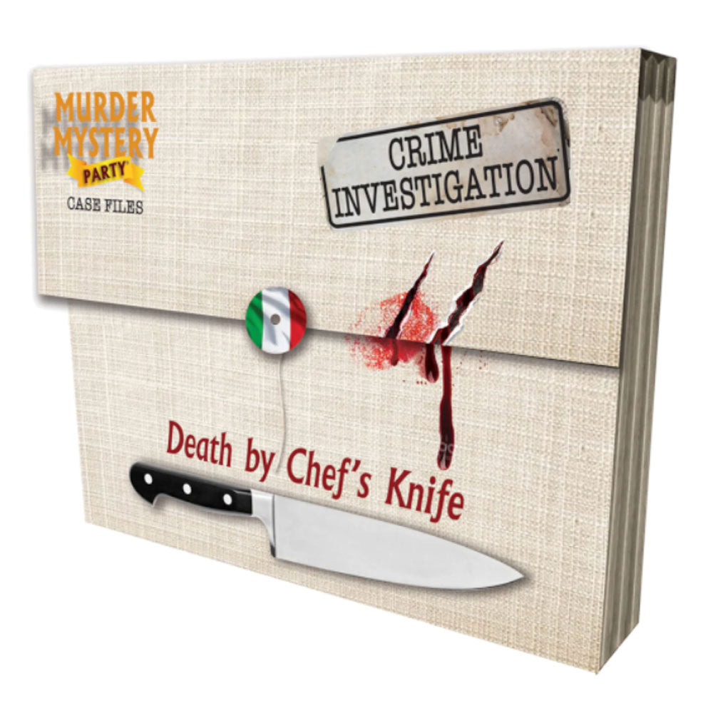 Murder Mystery Death by Chef's Knife Board Game