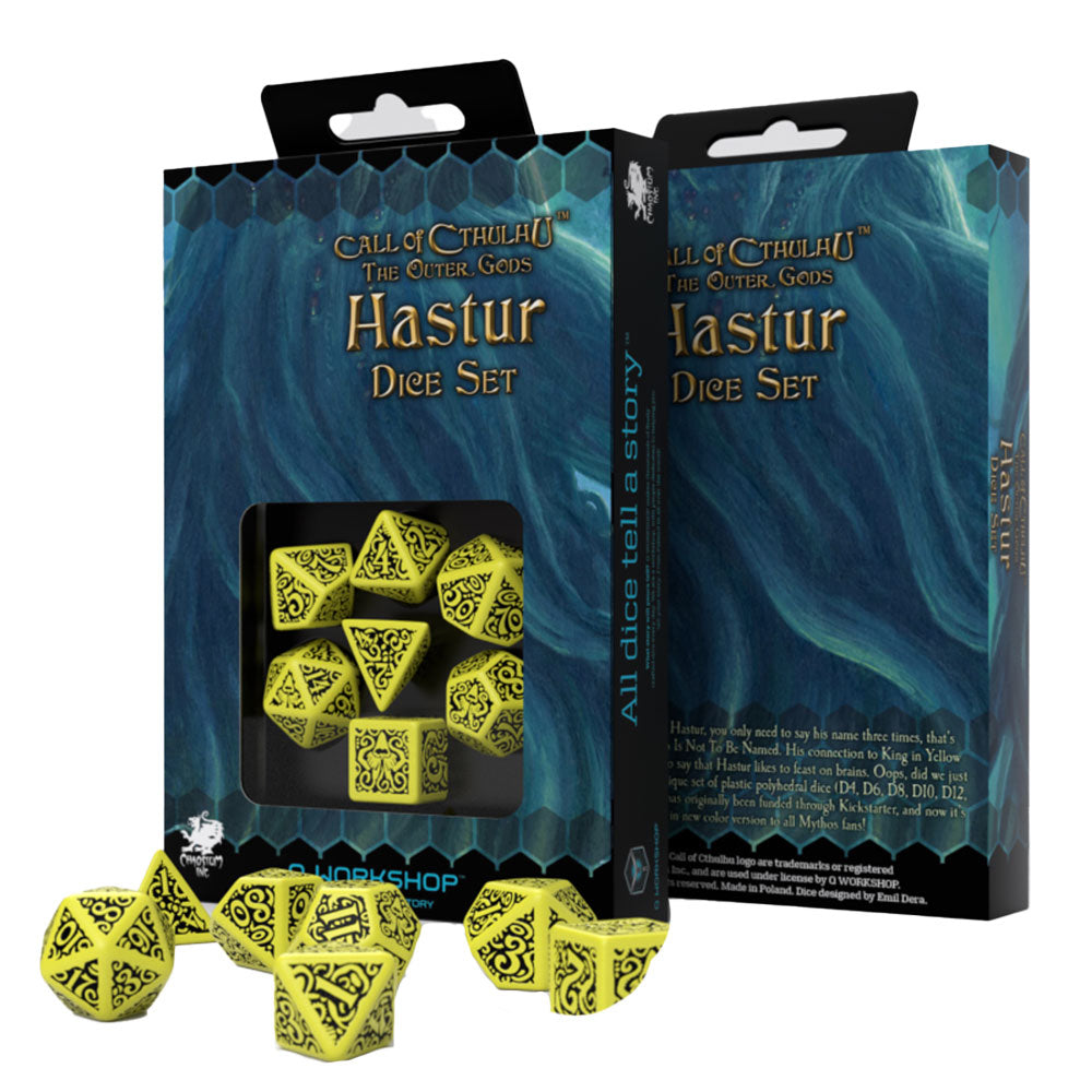 Call Of Cthulhu The Outer Gods Hastur Dice Set 7pcs