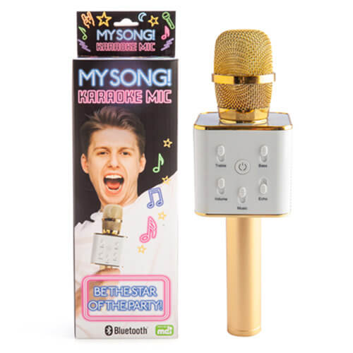 Gold Wireless Karaoke Microphone
