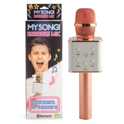 Rose Gold Wireless Karaoke Microphone