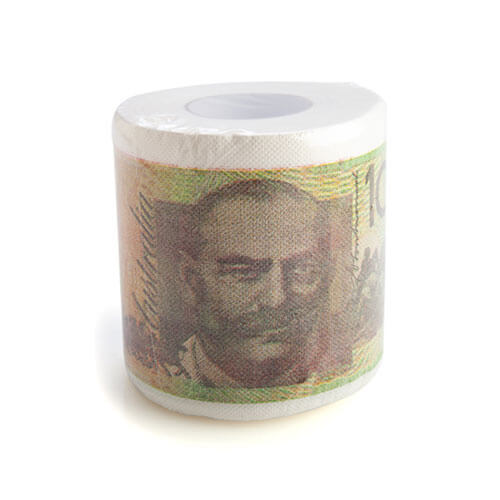 Aussie 76 € Toilettenpapier