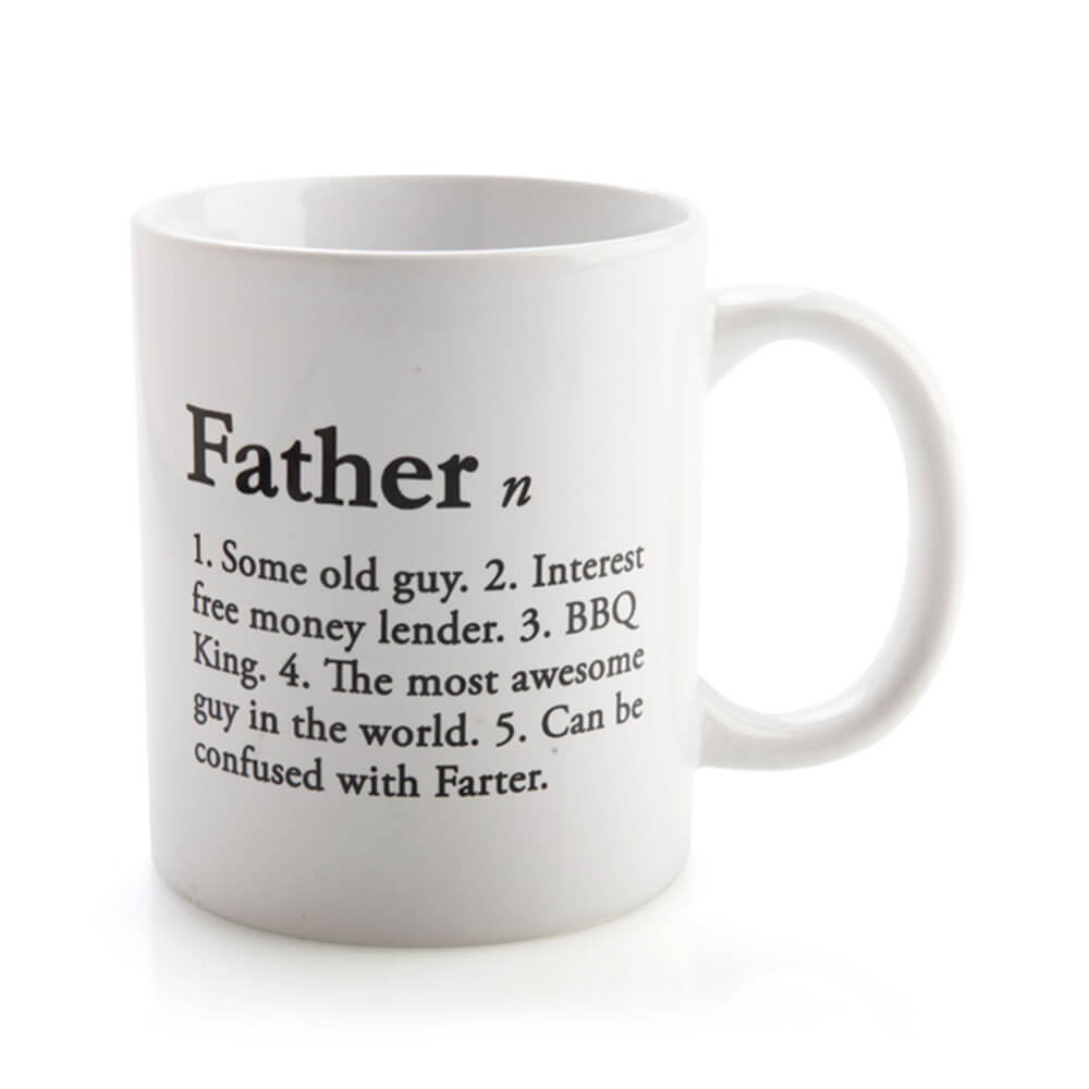 Tazza da caffè con definizione di padre