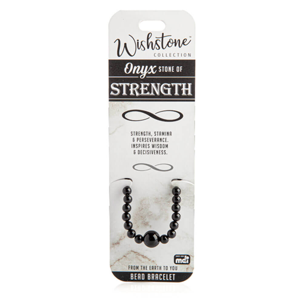 Wishstone Collection Onyx Bead Bracelet