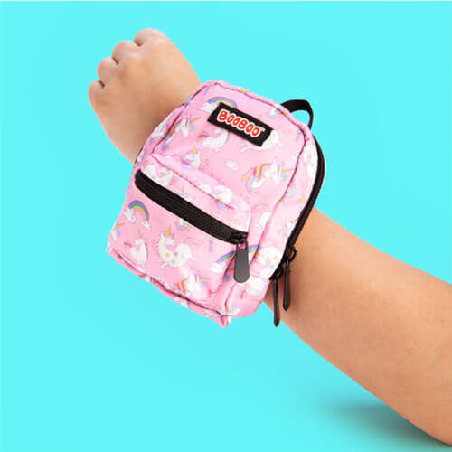 Pink Rainbow Hearts BooBoo Backpack Mini