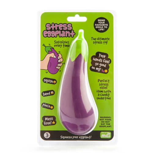 Stretchy 3D Stress Eggplant