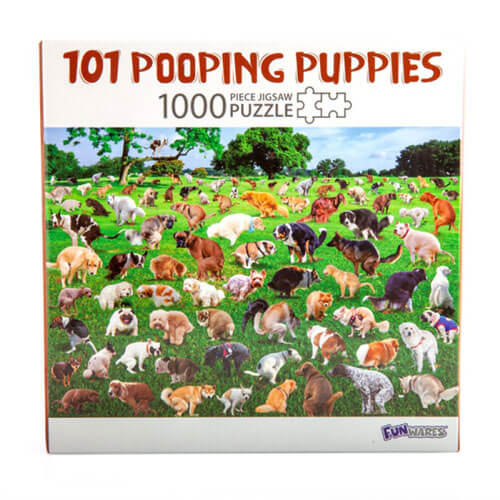 puzzle con 101 cuccioli che fanno la cacca, 1.000 pezzi