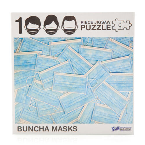 Buncha masker puslespil 1000 stk