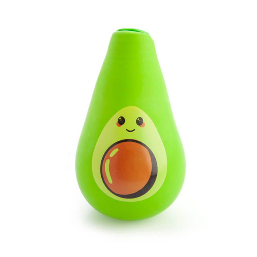 Schattige lachende stress-avocado